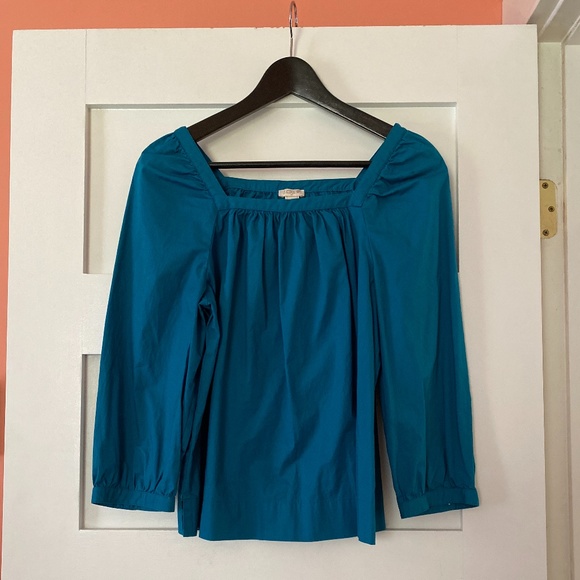 J. Crew Tops - Teal blouse